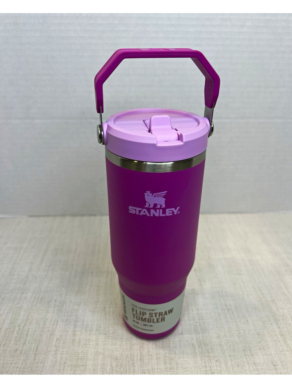 Stanley IceFlow Flip Straw Insulated Tumbler w/ Handle | 30 oz Dark Blossom